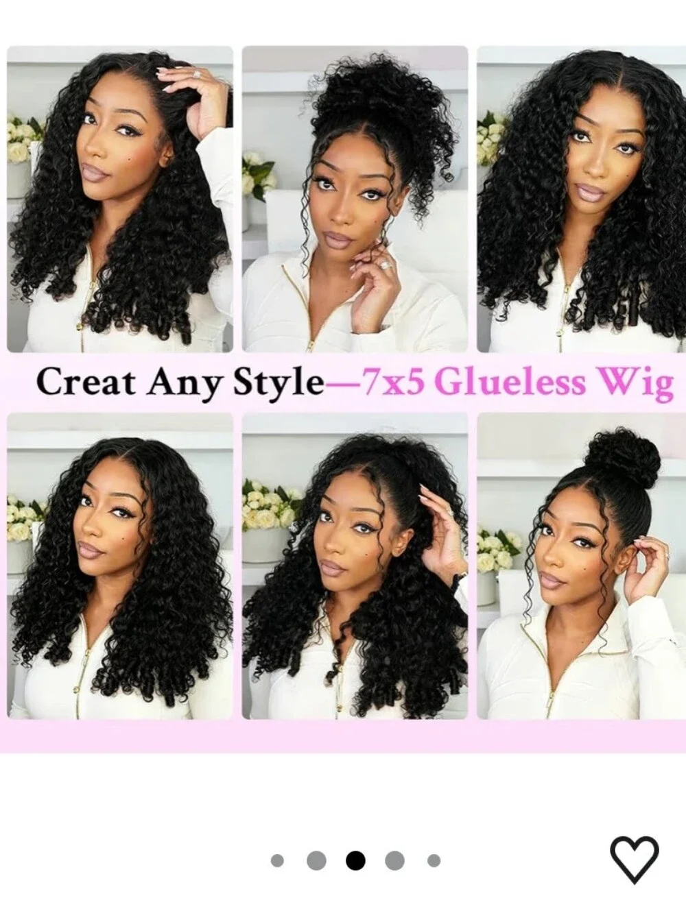 Burmese Curly Wig Human Hair 7x5 Glueless Wigs Pre Plucked 26In